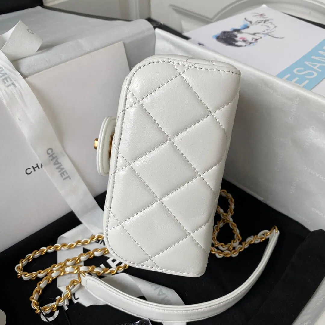 Chanel 23S handle cosmetic bag(high-end grade) — image 4