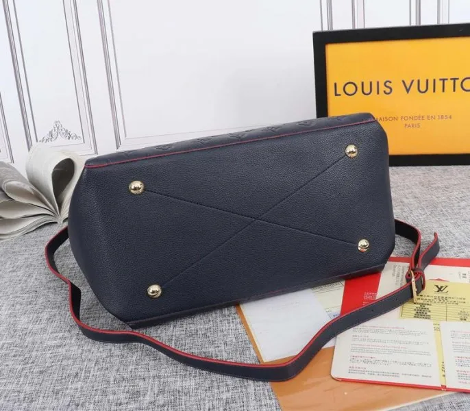Louis Vuitton Monogram Empreinte Leather Maida Hobo In Navy Blue — image 4