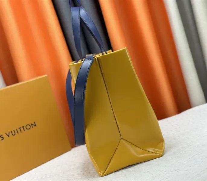 Louis Vuitton Other Leathers Shopper MM Tote In Safran — image 4