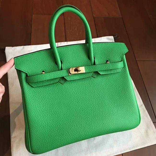 Premium Bamboo Hermes Birkin 25cm Knockoff Handbag