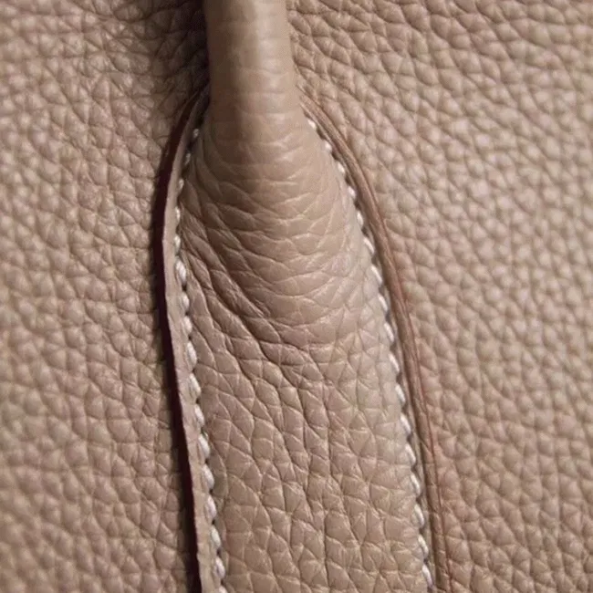 Grey Hermes Garden Party 36cm Neutral-Tone Handbag — image 5