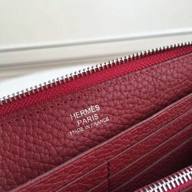 Ruby Designer Knockoff Hermes Wallet Azap Zipped — image 6