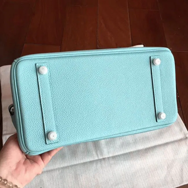 AAAAA Quality Blue Atoll Hermes Birkin 30cm Luxury — image 8