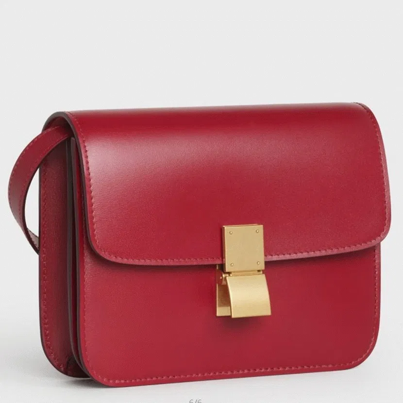 Top Quality Celine Classic Box Teen Bag In Red