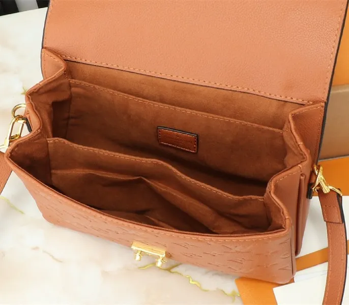 Louis Vuitton Monogram Empreinte Metis Handbag In Cognac Brown — image 5