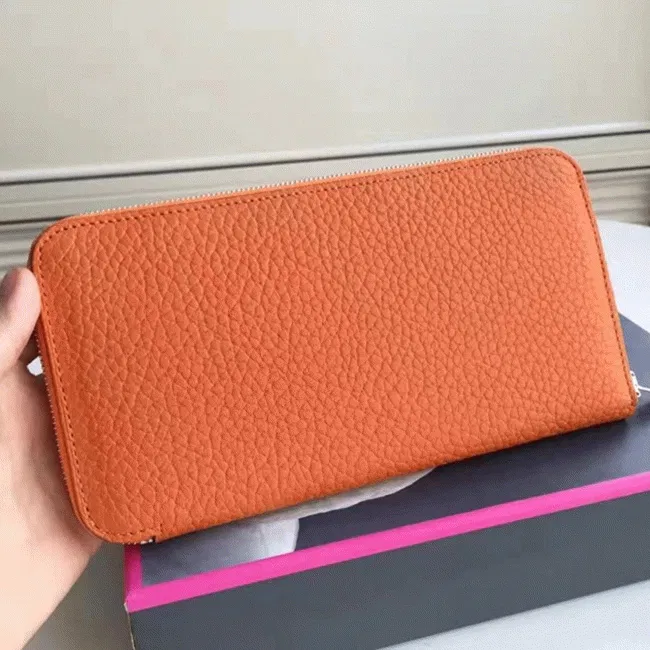 Orange 1:1 Hermes Wallet Azap Zipped — image 5