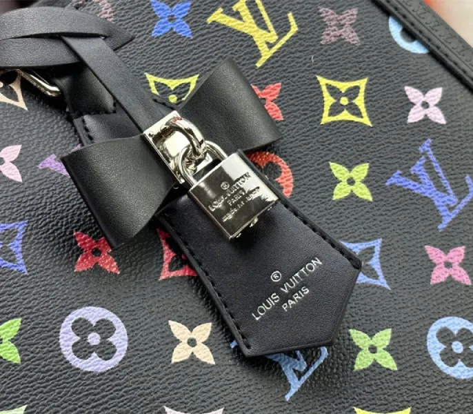 Louis Vuitton X TM Multicolored Onthego MM In Black — image 9
