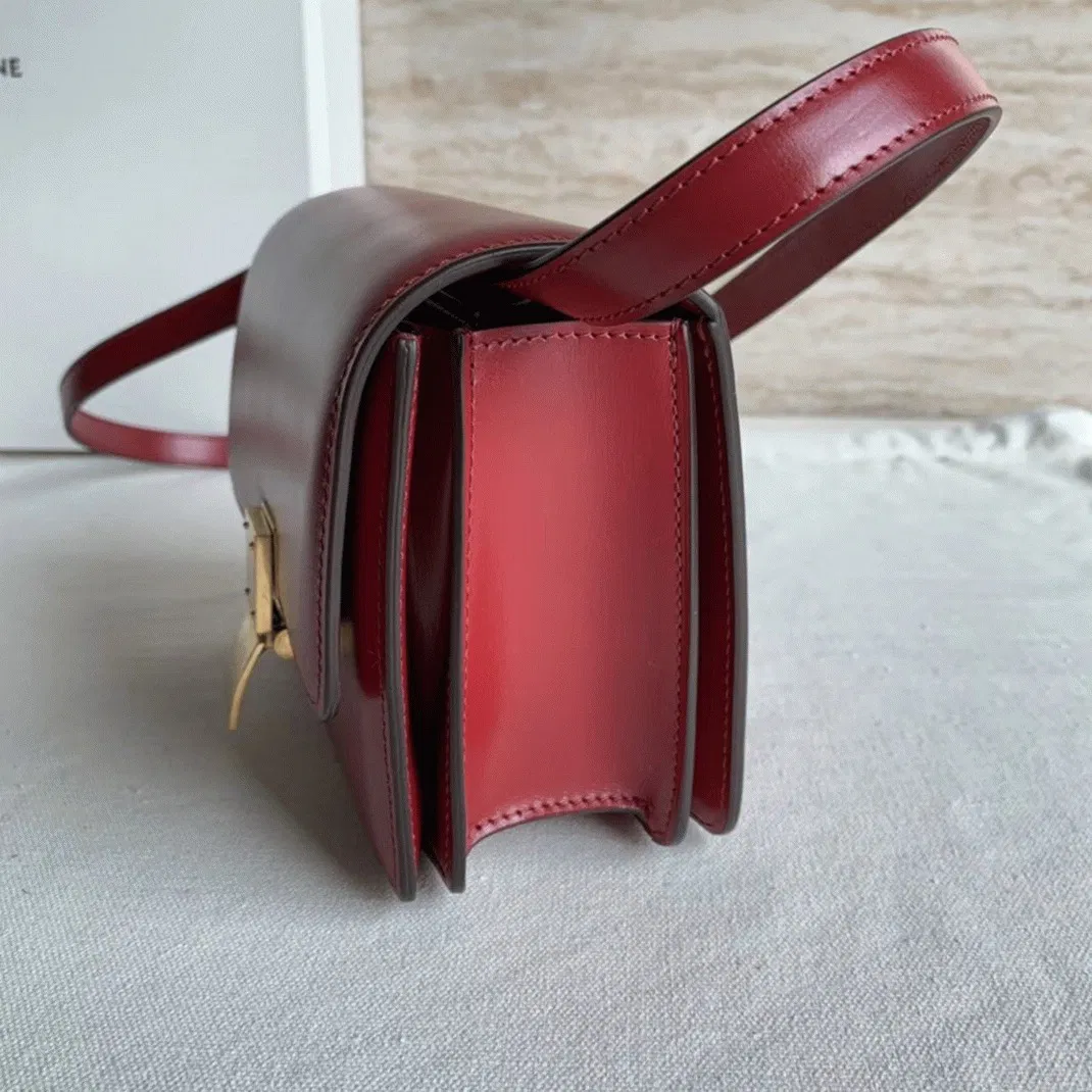 Top Quality Celine Classic Box Small Bag In Red — image 8