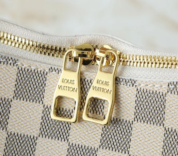 LV Damier Azur Slouchy PM — image 7