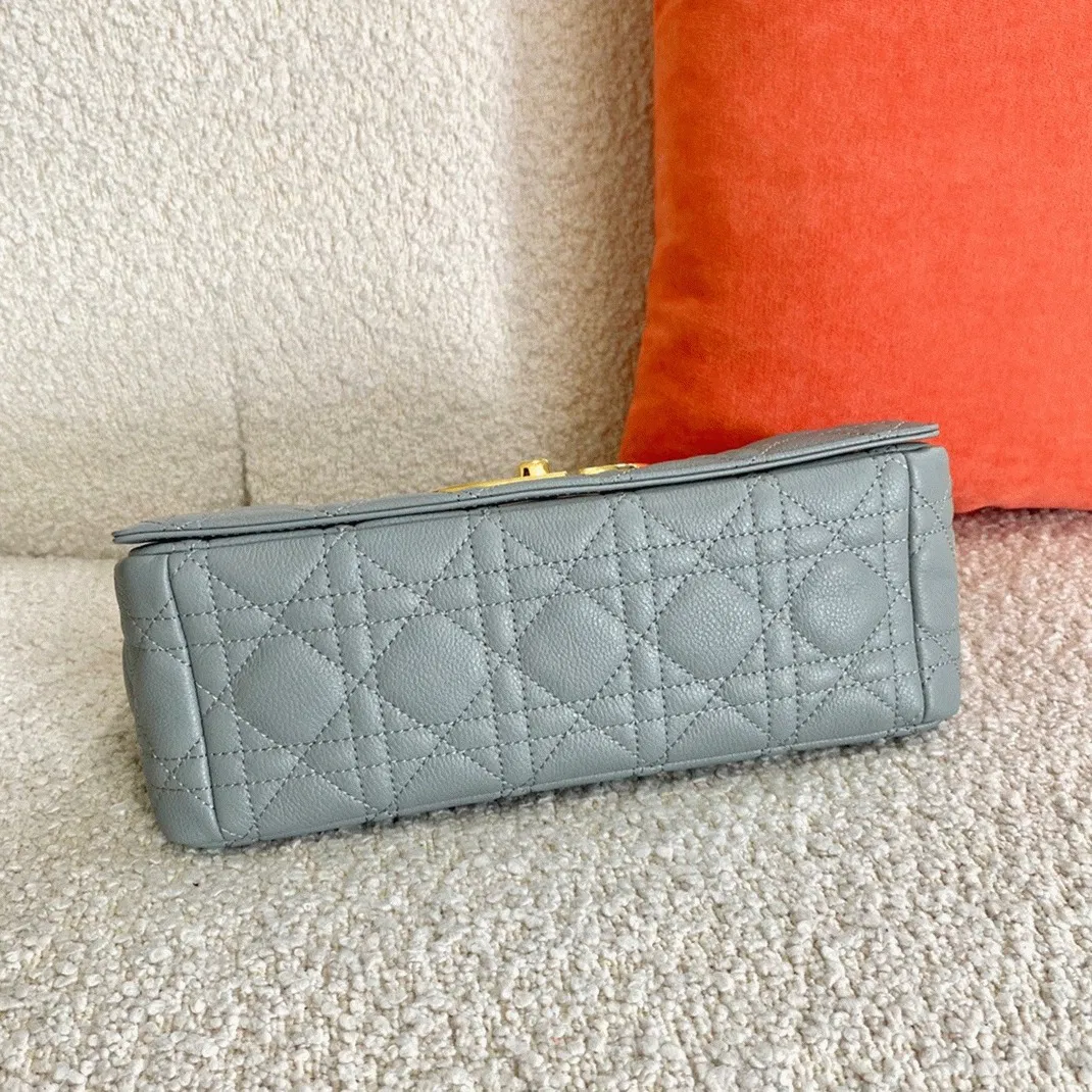 Dior Caro Medium Bag Knockoff in Grey — image 7
