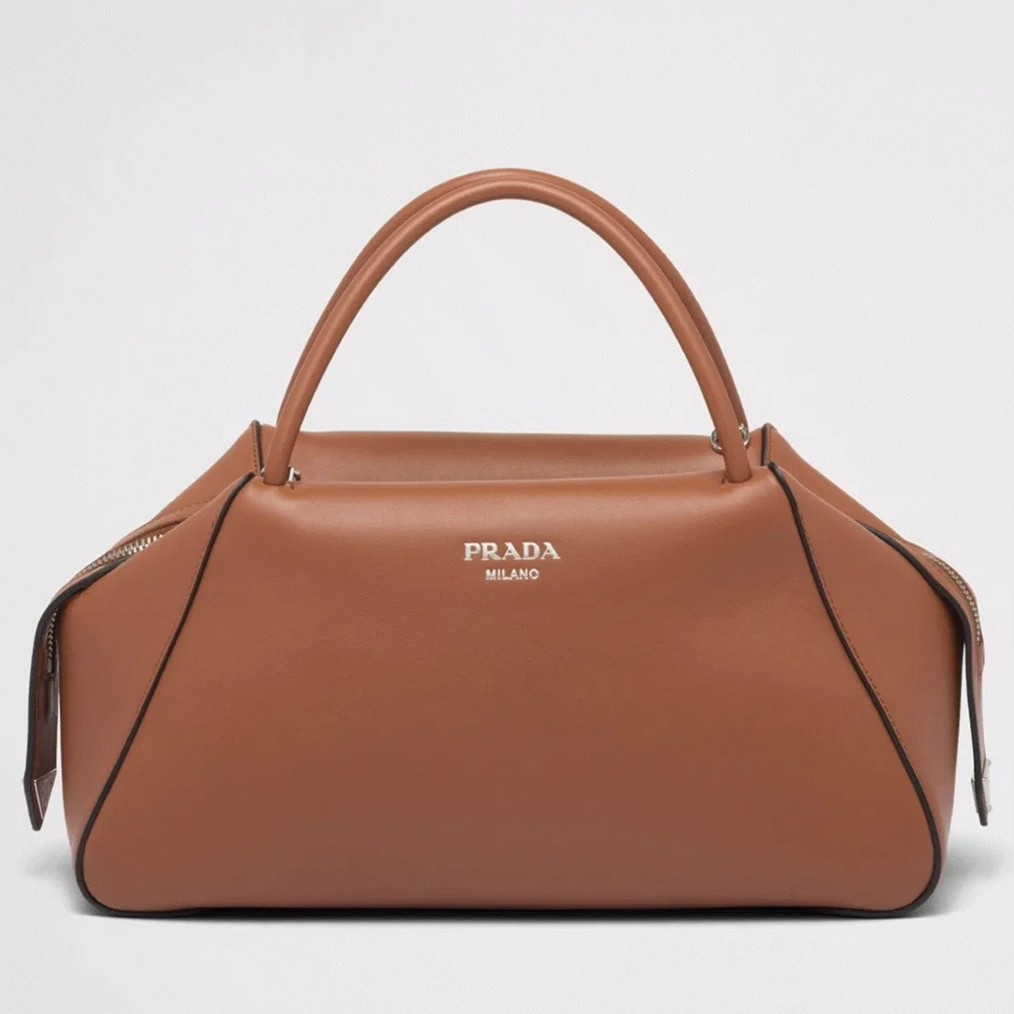 Prada Supernova Medium Top Handle Bag in Brown