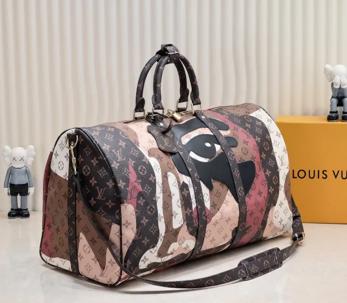 LV J Hope X Keepall 55 Brown In Two Eyes Patches — image 2