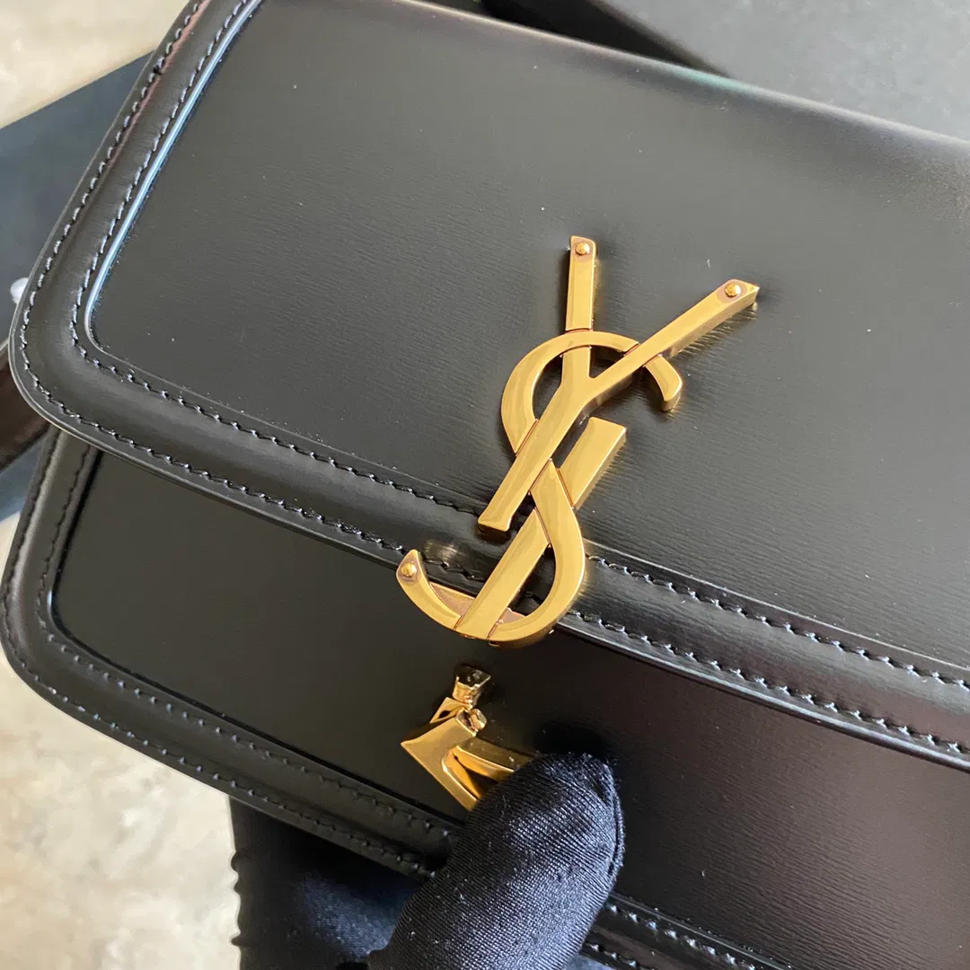 SOLFERINO SMALL SATCHEL IN LACQUERED AYERS — image 6