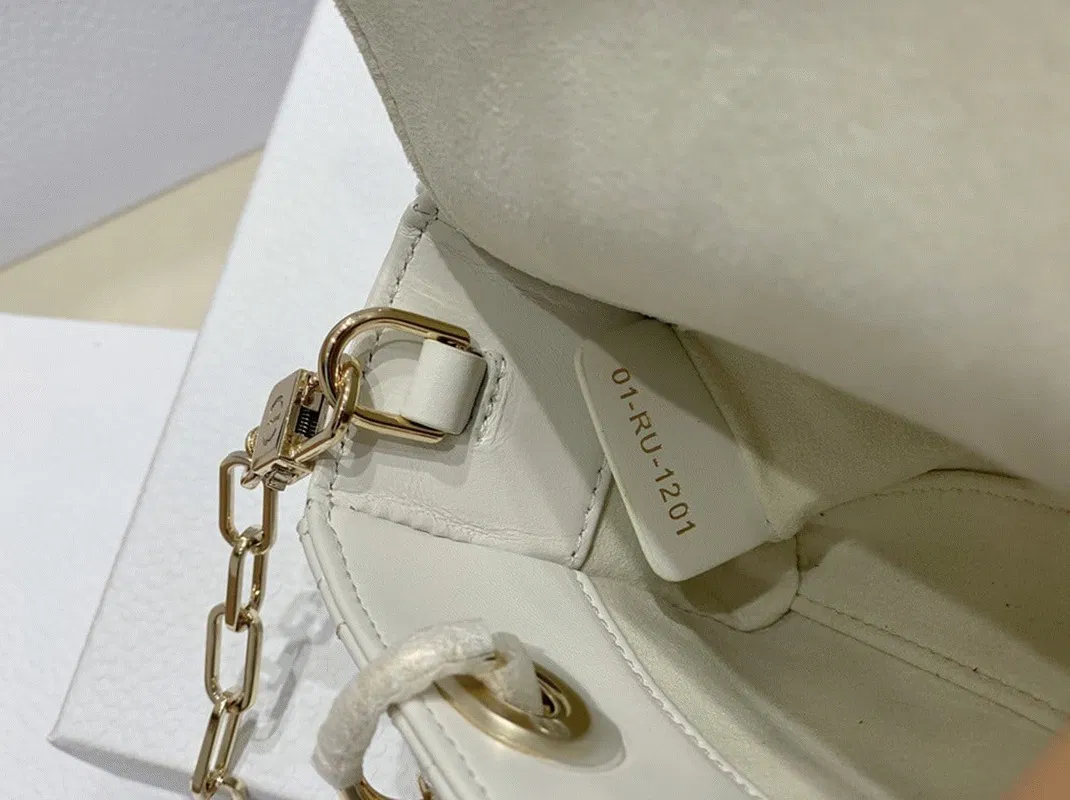 Dior Lady D-Joy Micro Bag Knockoff in White Cannage Lambskin — image 8