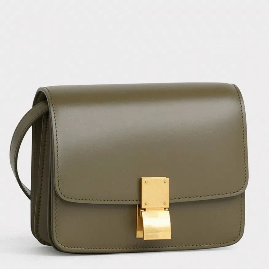 Top Quality Celine Classic Box Small Bag In Army Green