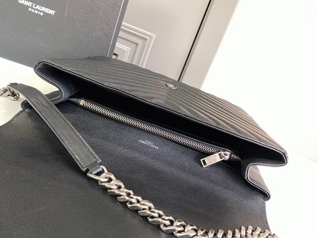 Saint Laurent College Large Chain Bag Noir — image 2