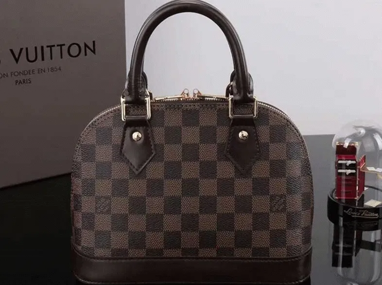 Louis Vuitton Damier Ebene Canvas Alma BB Handbag — image 6