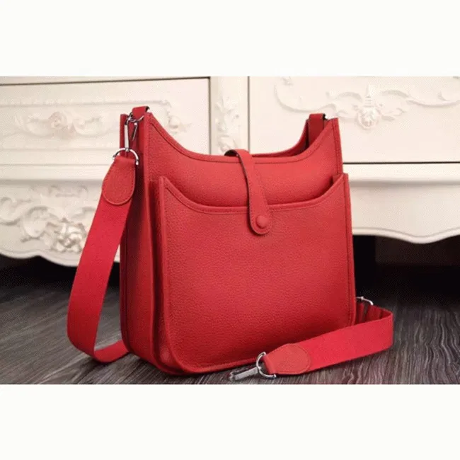 Red Evelyne III PM Bag Luxury Hermes Casual Tote — image 7