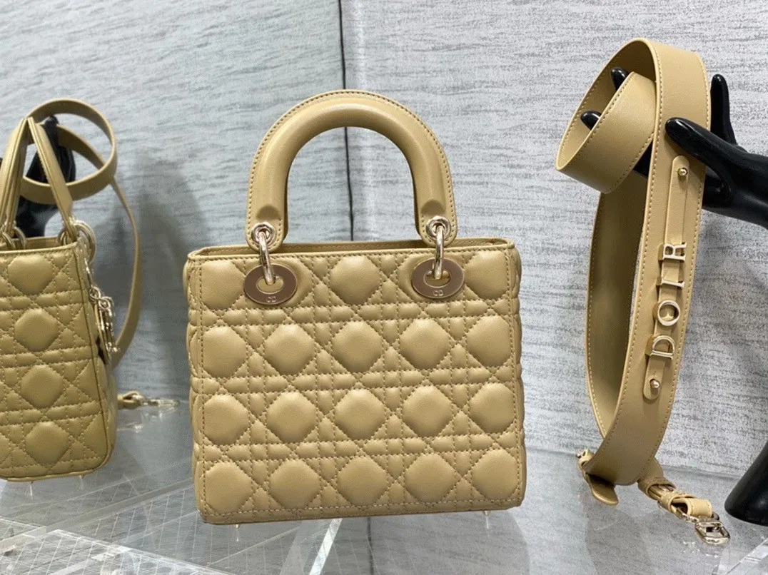 Dior Small Lady Dior My ABCDior Bag in Pastel Yellow — image 9
