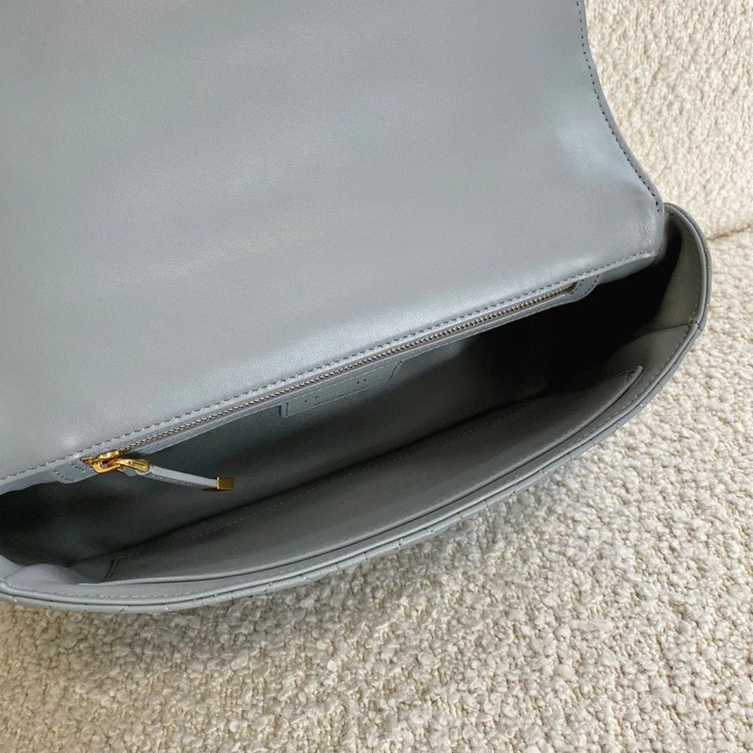 Dior Caro Medium Bag Knockoff in Grey — image 3