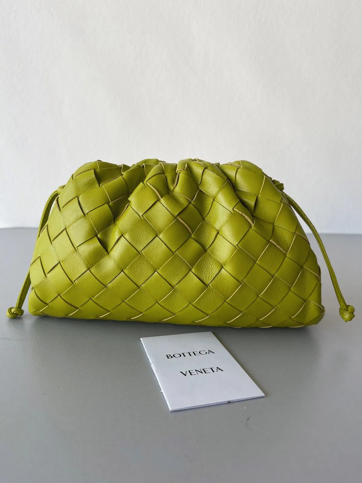Bottega Veneta Mini Pouch with Strap Kiwi — image 5