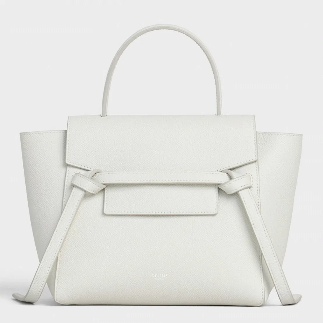 Celine Belt Nano Bag Knockoff in White