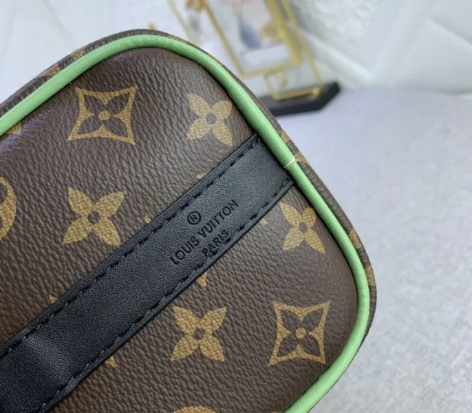 Louis Vuitton Monogram Macassar Canvas Keepall Bandouliere 25 In Minty Green — image 9