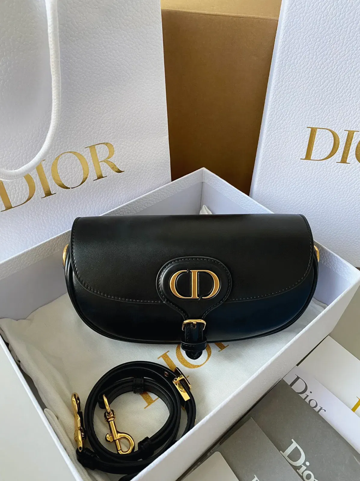 Dior Bobby East-West Bag Imitation in Black — image 10