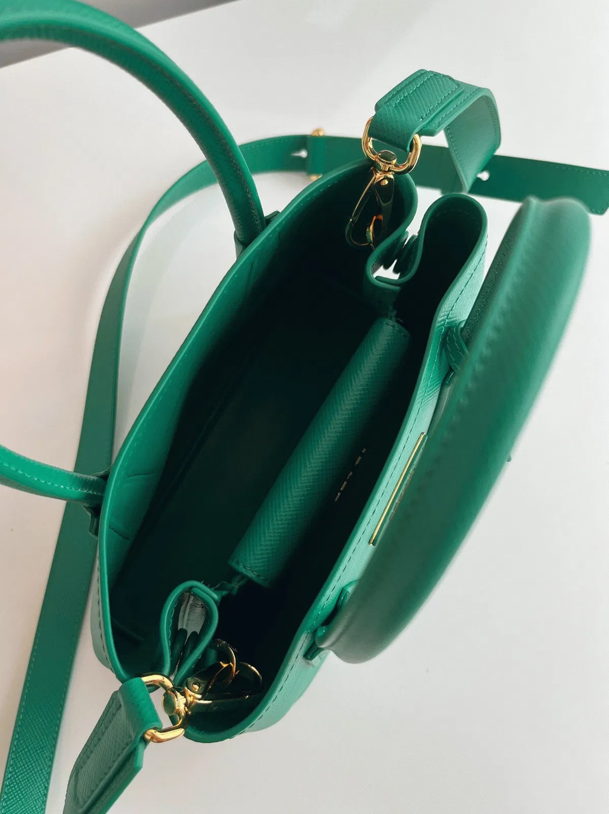 Green Prada Double Mini Bag Best — image 10