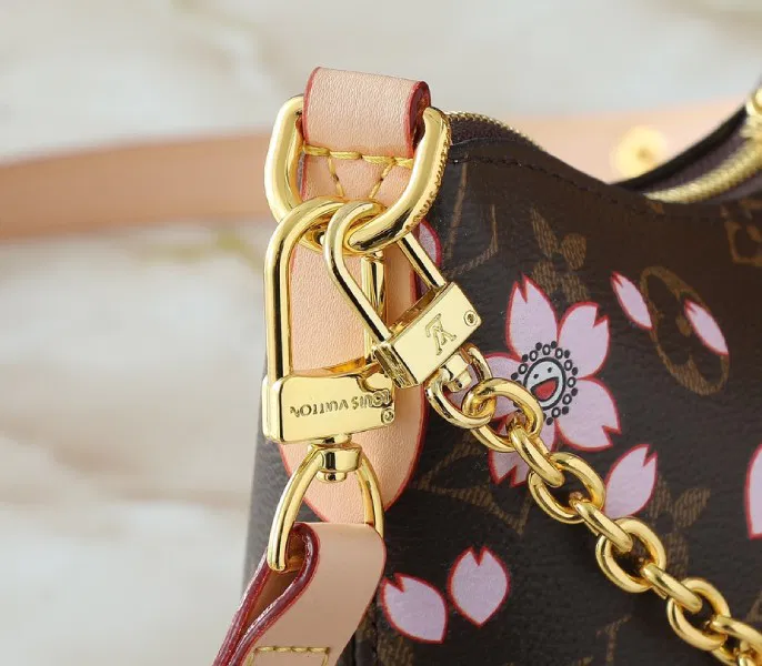 X TM Monogram Canvas Boulogne PM With Cherry Blossom — image 8