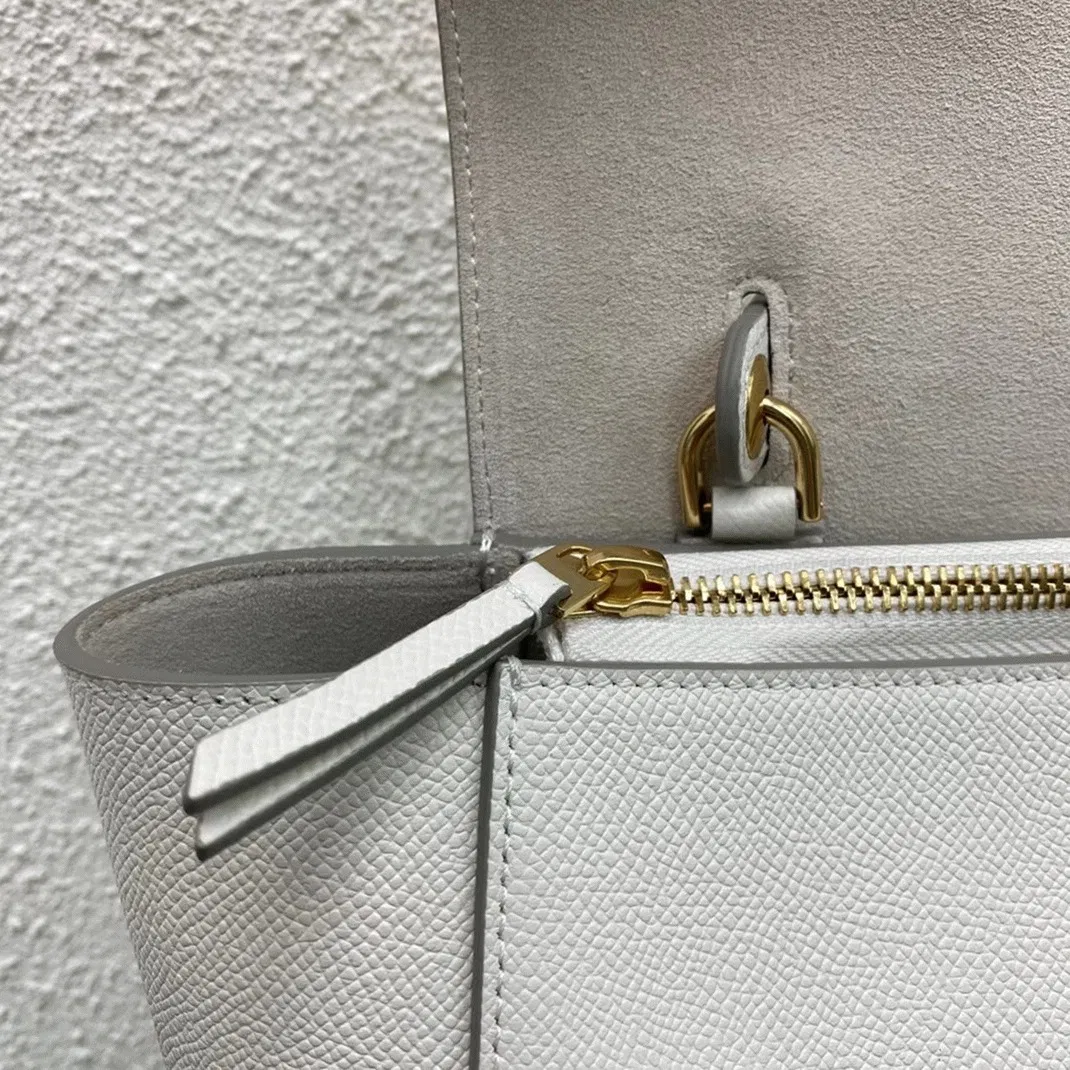 Celine Micro Belt Bag in White — image 5