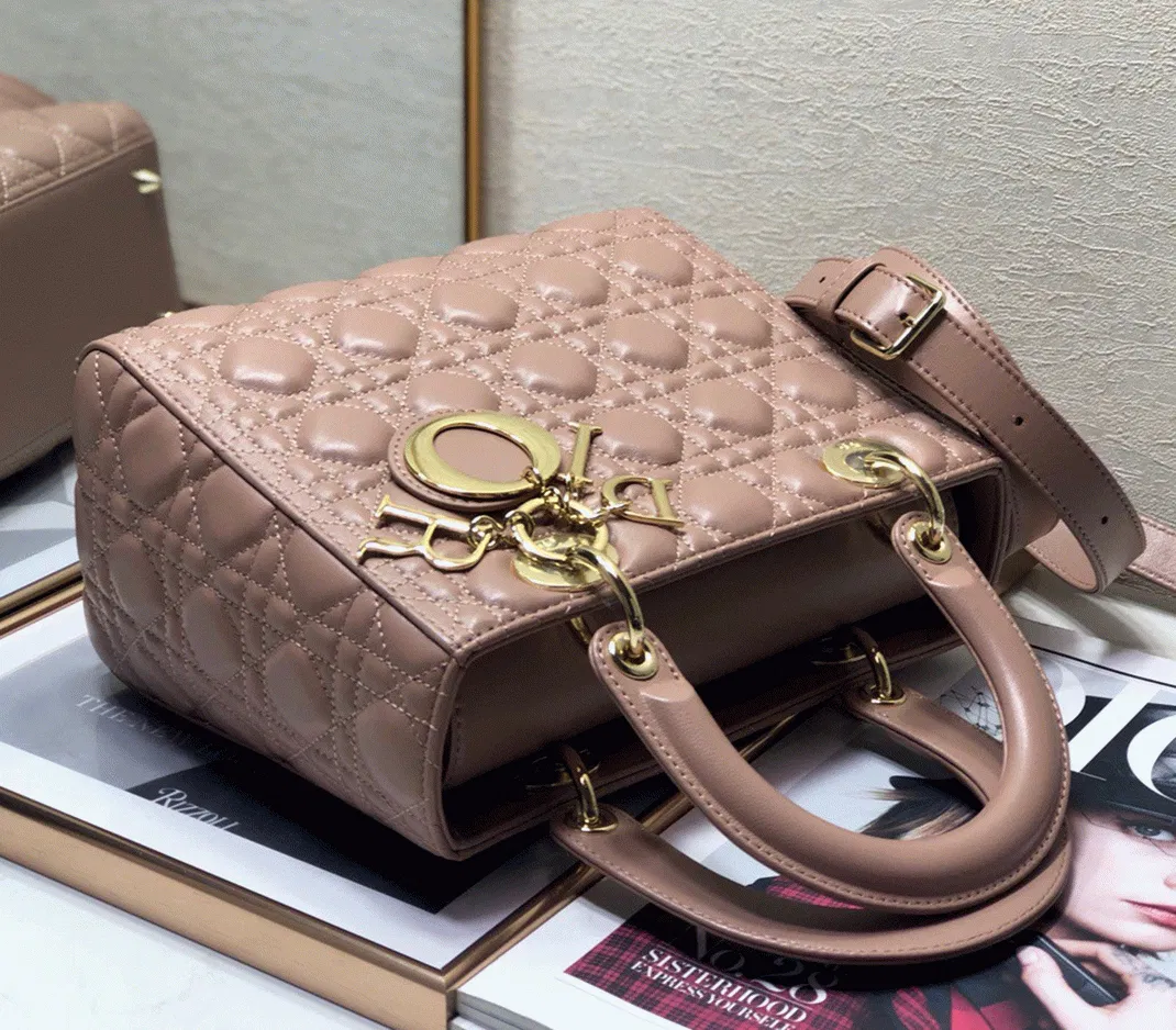 Dior Lady Dior Medium Bag in Blush — image 5