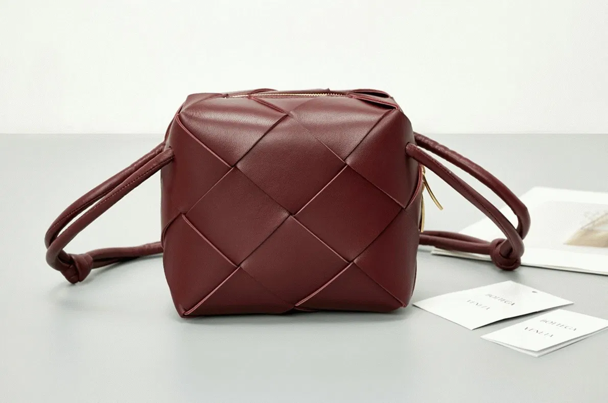 Bottega Veneta Mini Cassette Camera Bag Bordeaux — image 4
