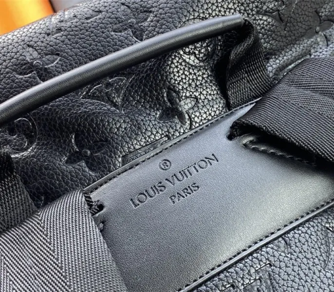 Louis Vuitton Taurillon Leather Montsouris Backpack In Black — image 9