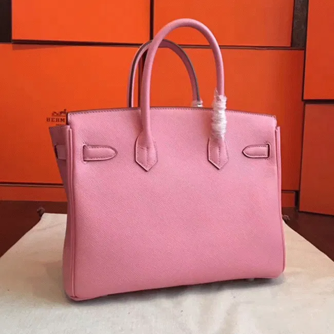 Pink Shade Luxury Hermes Birkin 35cm Bag — image 7