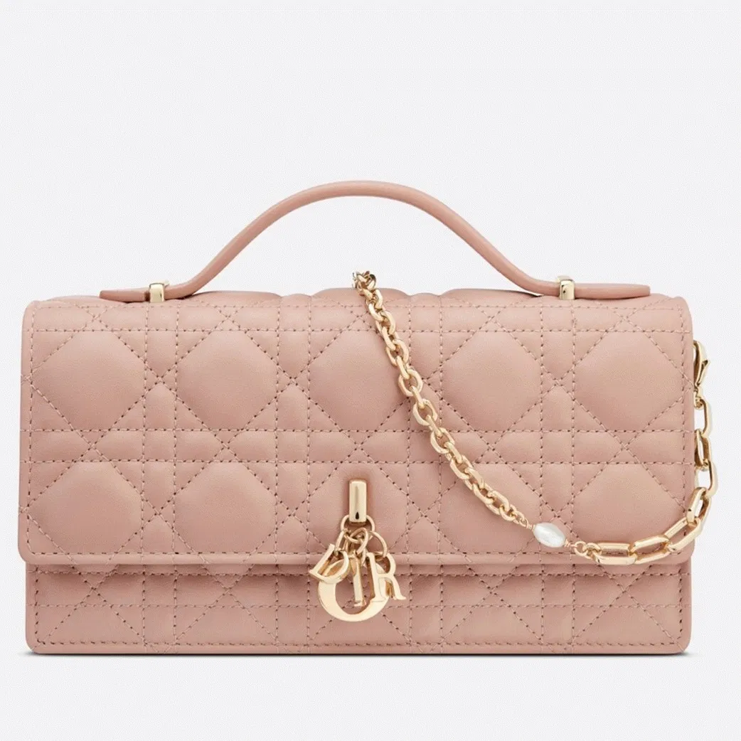 Dior Miss Dior Mini Bag in Poudre Cannage Lambskin