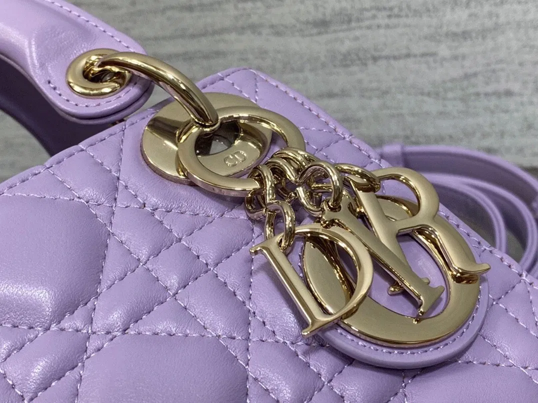 Dior Lady Dior Mini Bag Knockoff in Lilas — image 3