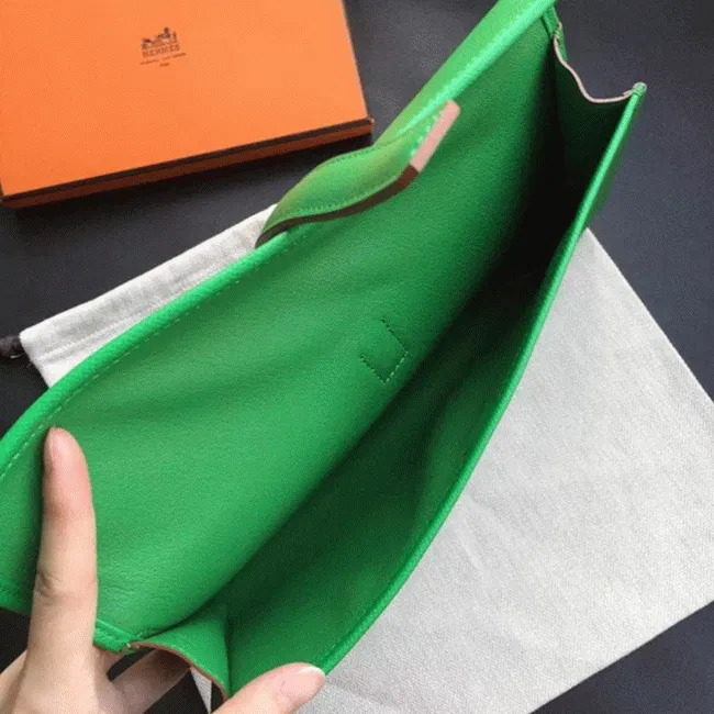 Bamboo Hermes Jige Elan 29 clutch bag — image 7