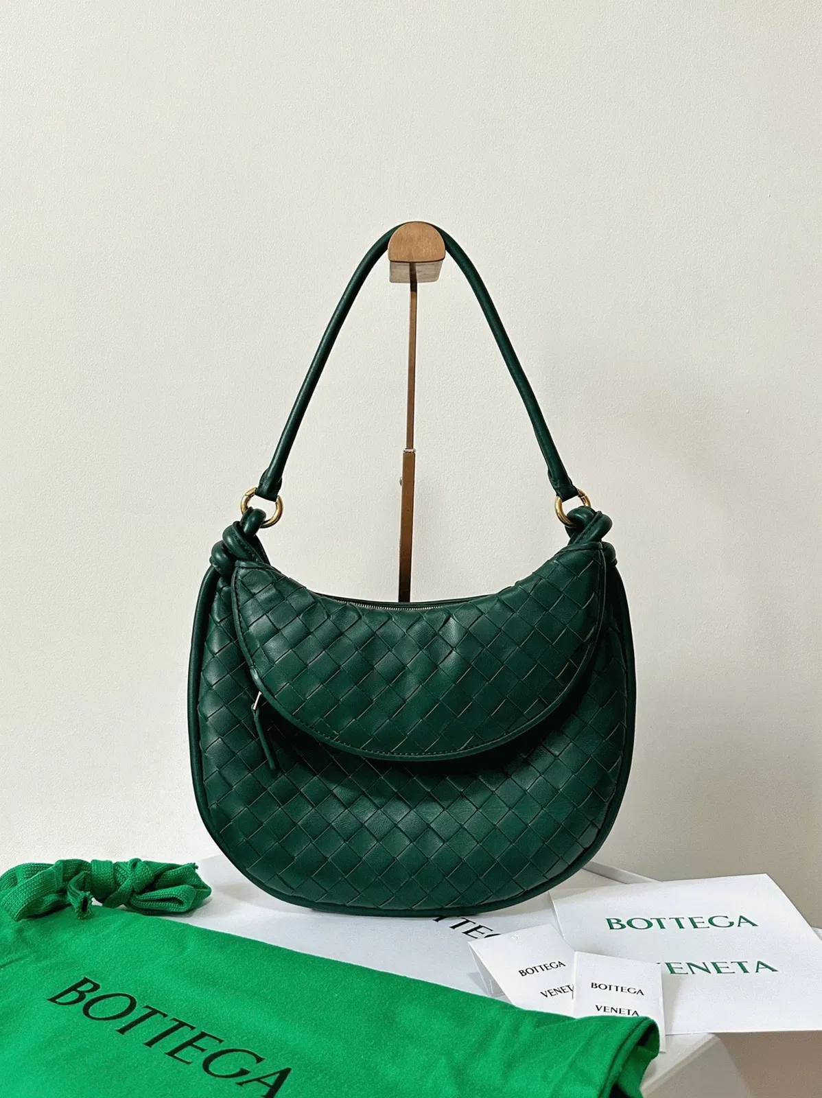 Bottega Veneta Gemelli Medium Bag Emerald Green — image 8