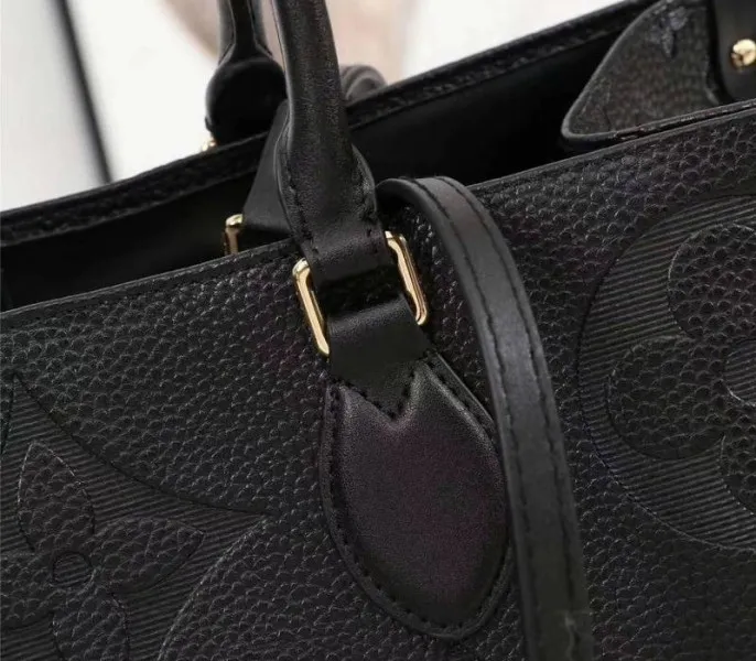 Louis Vuitton Monogram Empreinte Giant Onthego GM Tote In Black — image 7