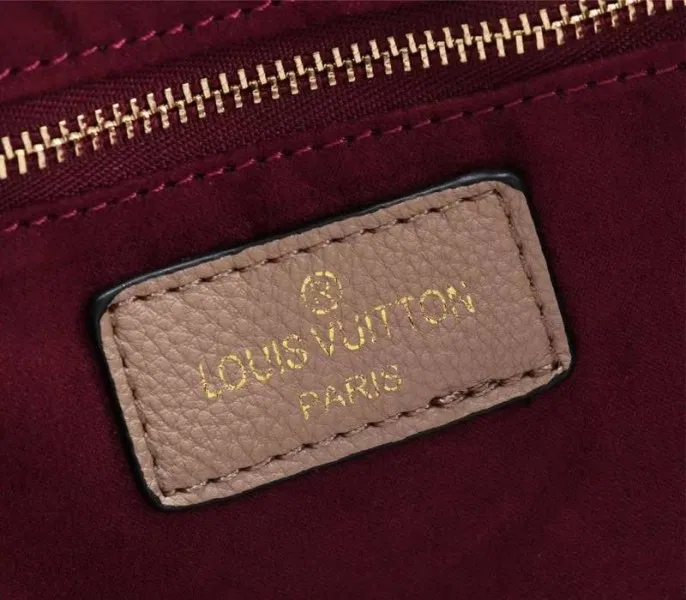 Louis Vuitton Monogram Empreinte Neverfull MM Tote In Beige — image 7