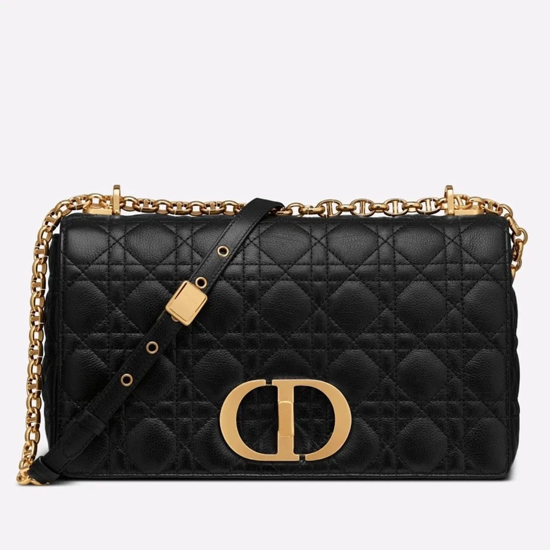 Dior Caro Large Bag in Black