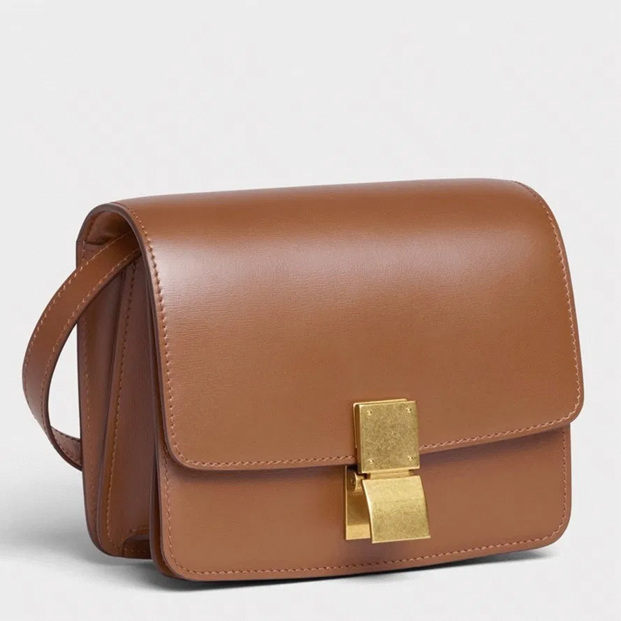 Top Quality Celine Classic Box Small Bag In Camel