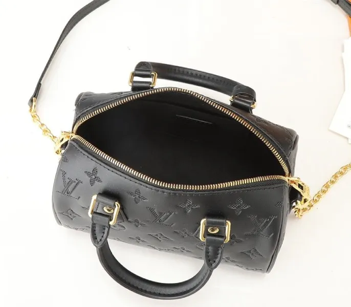 Louis Vuitton Other Leathers Speedy Bandouliere 20 Handbag In Black — image 8