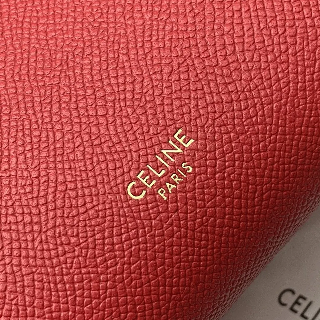 Celine Belt Nano Bag Knockoff in Red — image 3