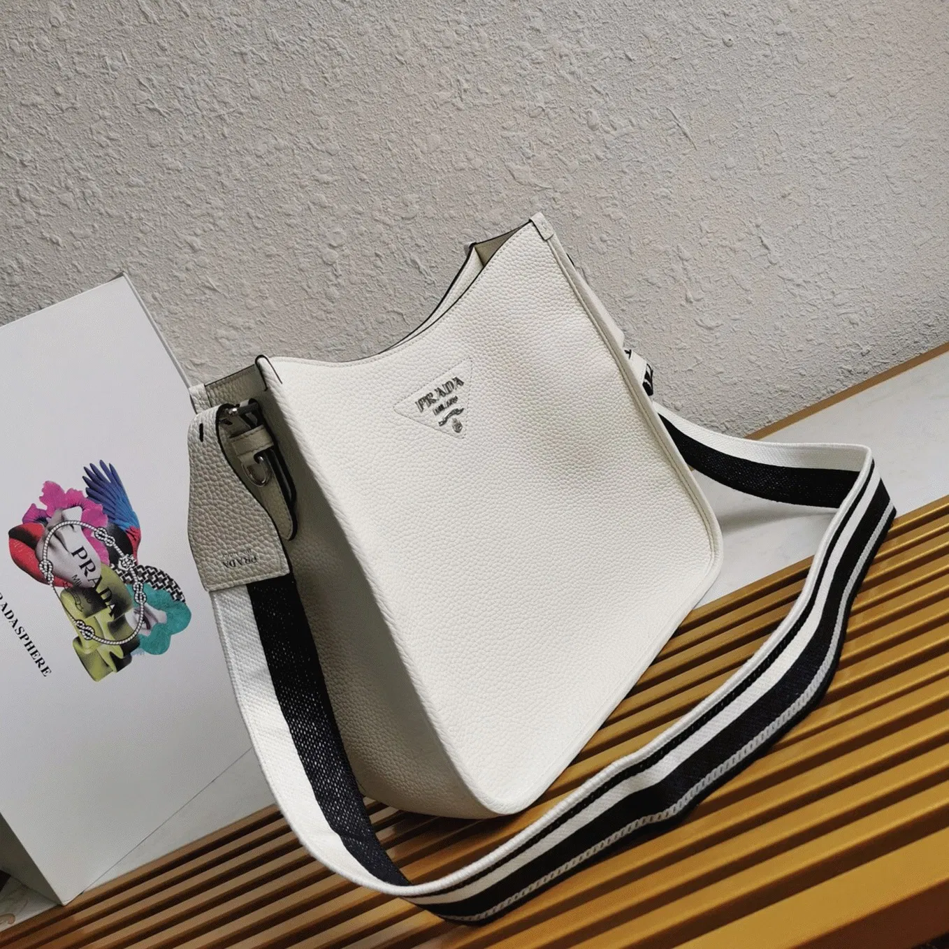 Prada Hobo Bag Knockoff in White — image 4