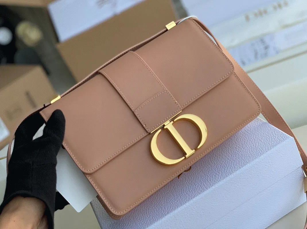 Dior 30 Montaigne Medium Bag Knockoff in Poudre Box Calfskin — image 6