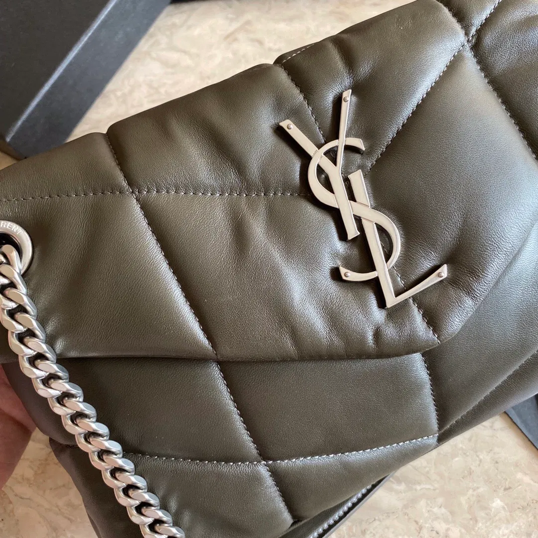 PUFFER MEDIUM BAG IN QUILTED LAMBSKIN — image 2