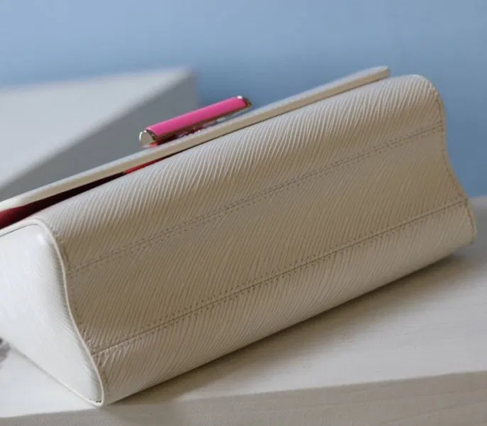 Louis Vuitton Epi Leather Twist MM Limited Edition Bag In Quartz White — image 6