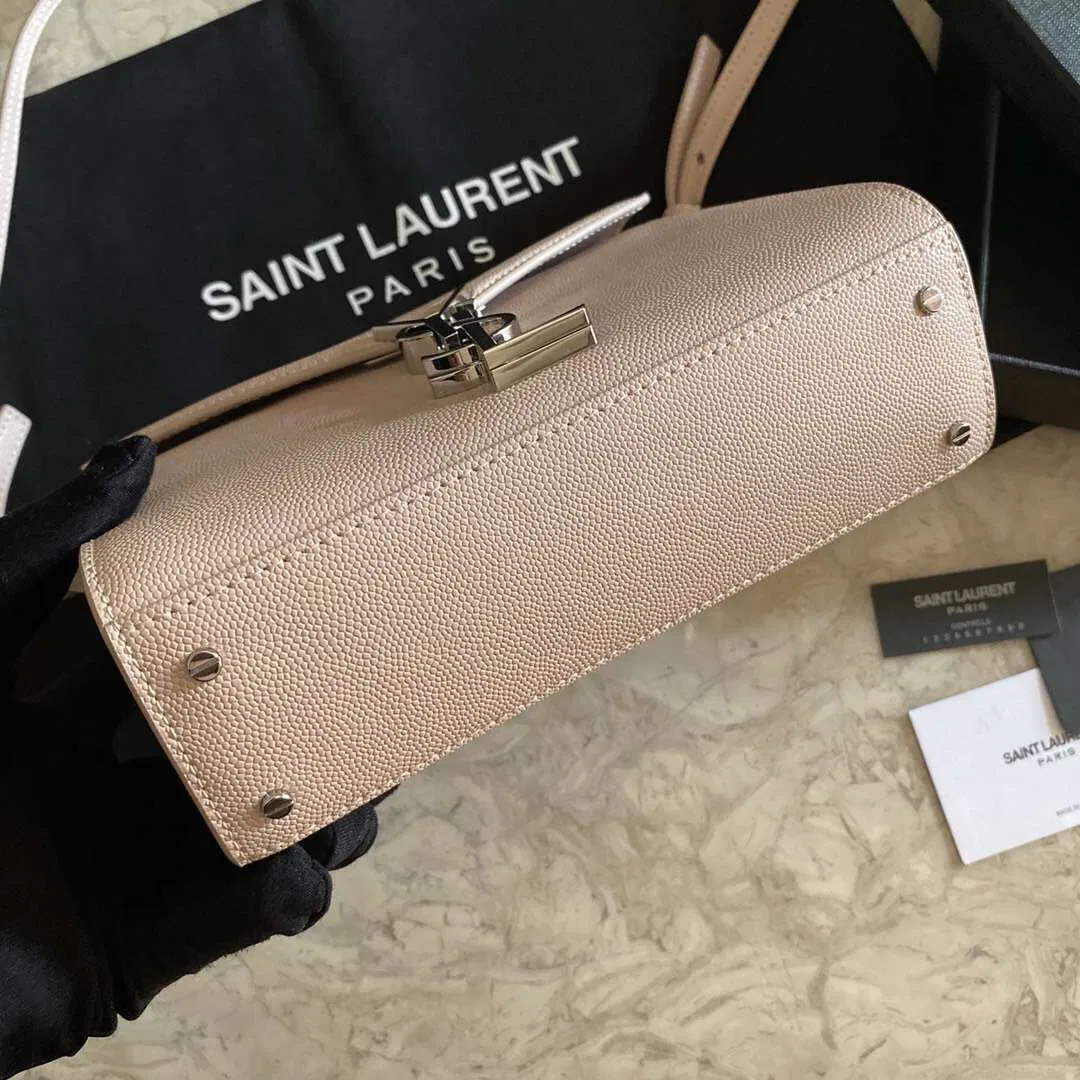 CASSANDRA MONOGRAM CLASP BAG IN MATTE PYTHON — image 9